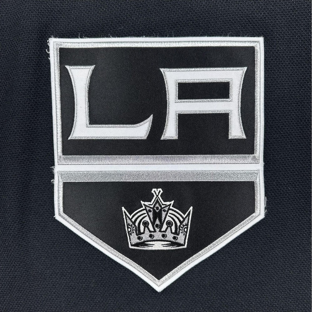 Los Angeles Kings Jersey Mens Large Black NHL Hockey Reebok LA Shield Crest - Picture 3 of 11